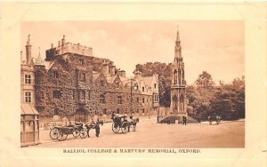 Balliol College & Martyrs Memorial Oxford United Kingdom, Great Britain, Engl...
