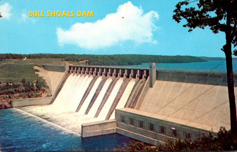 Arkansas Ozarks Bull Shoals Dam 1972