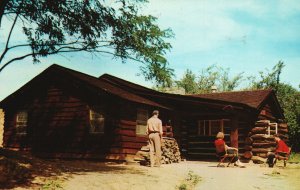 Vintage Postcard 1966 Cabin Oglebay Park Wheeling W. VA Ektachrome Wonday Film