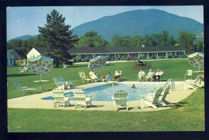 Manchester Center, Vermont/VT Postcard, Motel Montclair, Swimming Pool