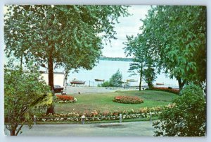 Sudbury Ontario Canada Postcard Bell Park Overlooking Lake Ramsey c1950's