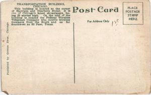 TRANSPORTATION BUILDING CHICAGO ILLINOIS