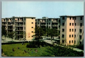 Postcard Shanghai China c1970s A Workers Residential Area