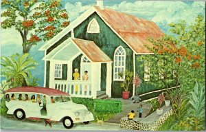 Little Gallery Kona Arts Center Holualoa-Kona Hawaii Vintage Postcard T40