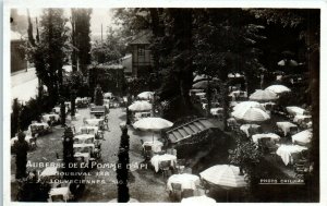 1920s Auberge de la Pomme d'Api Louveciennes France Chiljian Real Photo Postcard