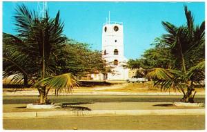 Aruba Oranjestad Willem III Tower Old Prison 1950s-1960s Postcard