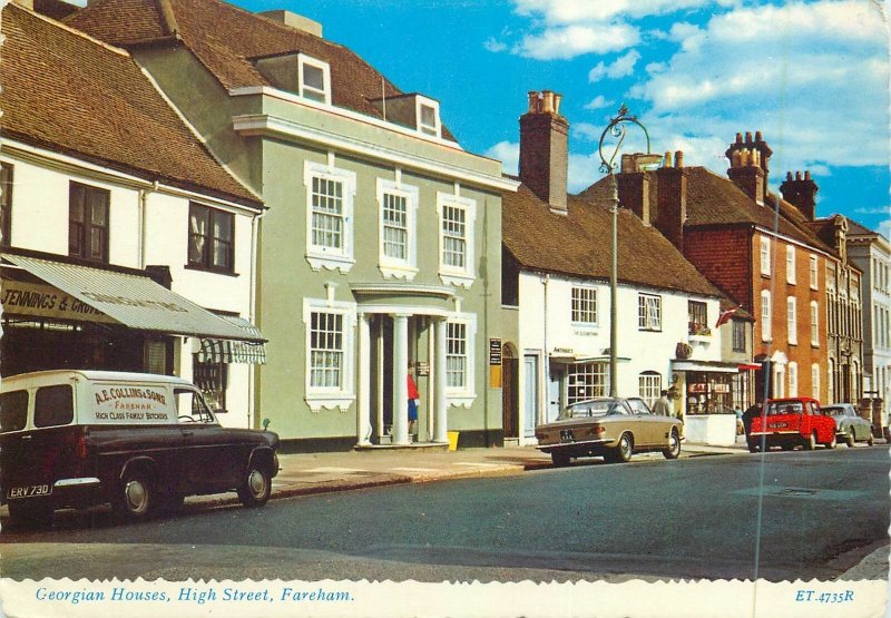 England Postcard Fareham High Street Georgian houses