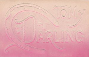 To My Darling With Horseshoe Embossed