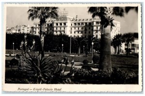 1940 Estoril Palacio Hotel Portugal Vintage Posted RPPC Photo Postcard