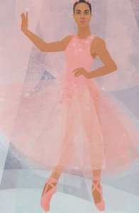 Misty Copeland African American Ballet Theatre Dancer Postcard