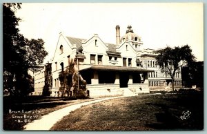 RPPC Brown County Courthouse Green Bay WI UNP H E Bethe Photo Postcard J8