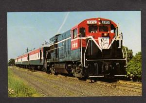 Delaware & Hudson Train Railroad Locomotives Postcard