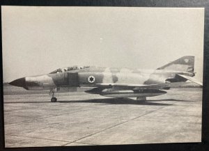 Mint Israel Real Picture Postcard RPPC 6 Days War 1967 Air Force Airplane