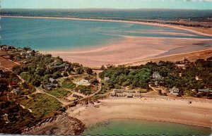 Maine Prouts Neck Aerial View Showing Pine Point