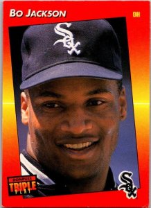 1992 Donruss Baseball Card Bo Jackson Chicago White Sox sk3189