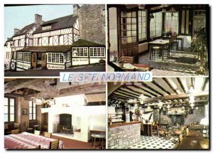 Postcard Modern Hotel Le Normand website Logis de France Clecy