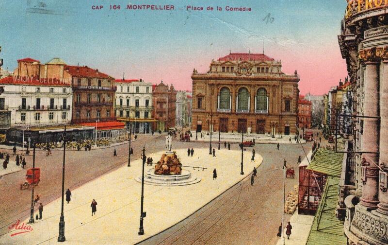 France CAP 164 Montpellier Place de la Comedie 01.52