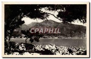 Capbrun Old Postcard Panorama Menton