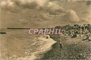 Old Postcard Dieppe Seine Inferieure The Beach