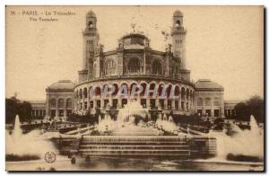 Paris Trocadero Old Postcard