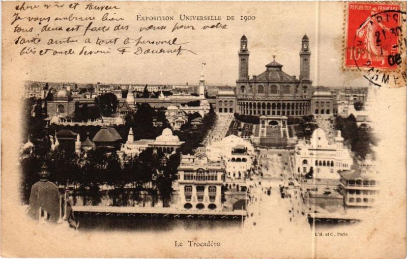 CPA PARIS EXPO 1900 - Le Trocadéro (306219)