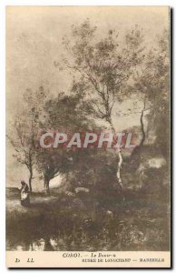 Old Postcard Corot Birch Musee de Longchamp Marseille