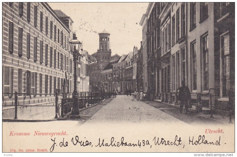 UTRECHT , Netherlands , PU-1905 : Kromme Nieuwegracht