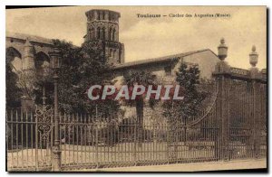 Postcard Old Toulouse Museum Tower of Augustine