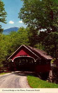 Covered Bridge At The Flume Franconia Notch New Hampshire