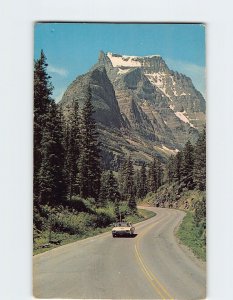 Postcard Going To The Sun Mountain Glacier National Park Montana USA