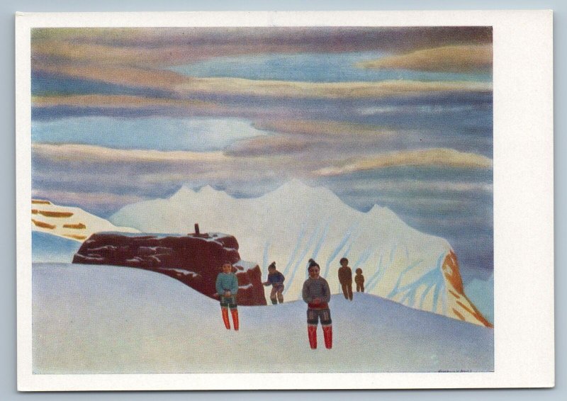 ROCKWELL KENT USA Alaska Maine Greenland Far North Eskimo 1966 SET 16 Postcards