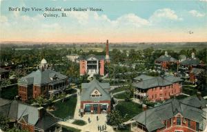 IL, Quincy, Illinois, Soldiers' and Sailors' Home, Bird's Eye View