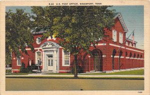 Kingsport Tennessee 1940-50s Postcard US Post Office