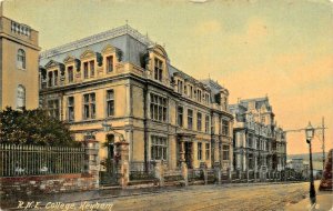 KEYHAM DEVON ENGLAND-ROYAL NAVAL ENGINEERING COLLEGE~1920s PHOTO POSTCARD