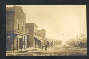 rppc smithton missouri downtown main street scene stores real photo postcard mo.