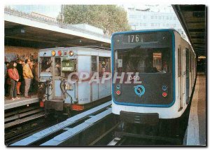 Postcard Modern Metro Station Bastille Paris Sprague-Thomson