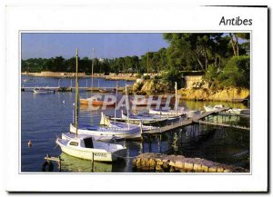 Modern Postcard Antibes Alpes Maritimes Cap d'Antibes Port de l'Olivette