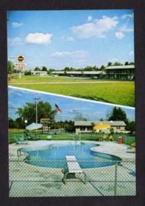 ME Interstate Oasis Motel BRUNSWICK MAINE Postcard PC