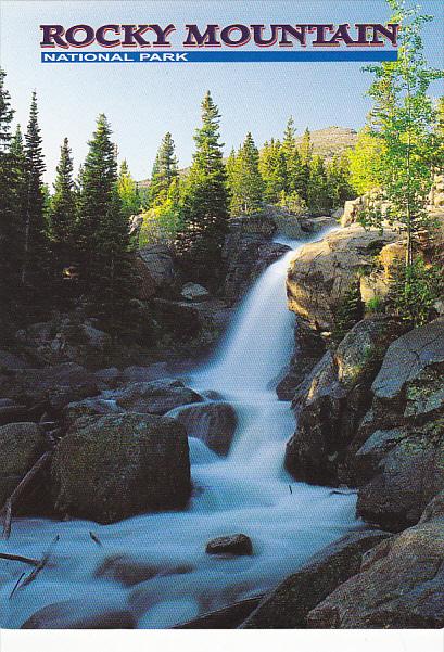 Colorado Rocky Mountain National Park Alberta Falls