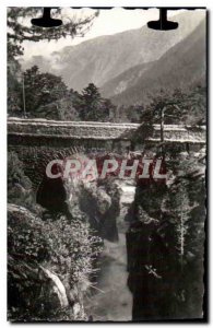 Modern Postcard Cauterets The bridge & # 39Espagne