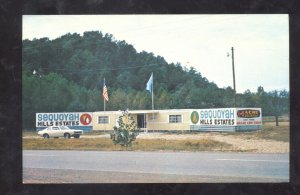 BATESVILLE ARKANSAS SEQUOYA HILLS ESTATES 1971 FORD MAVERICK POSTCARD