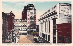 Elizabeth New Jersey Broad and West Grand Streets Antique Postcard J57356