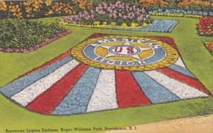 Rhode Island Providence American Legion Emblem Roger Williams Park