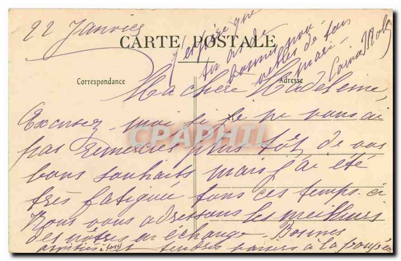 Old Postcard Montbeliard Le Chateau
