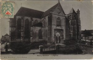 CPA NEUVY SAUTOUR l'Eglise (49030)