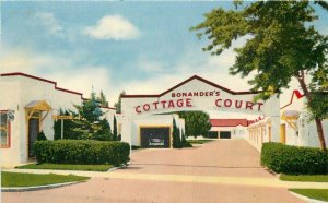 Bonander's Cottage Court Bozeman Montana Postcard Jones Thomas 20-3019