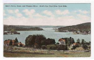 Gales Ferry Thames River Connecticut 1910 postcard