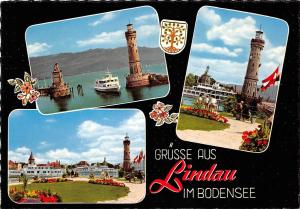 GG2424 grusse aus lindau im bodensee ship bateaux   germany