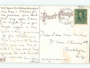 Divided-Back PARK SCENE Bridgeport Connecticut CT hk7791