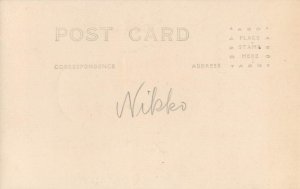 Japan Nikko real photo postcards